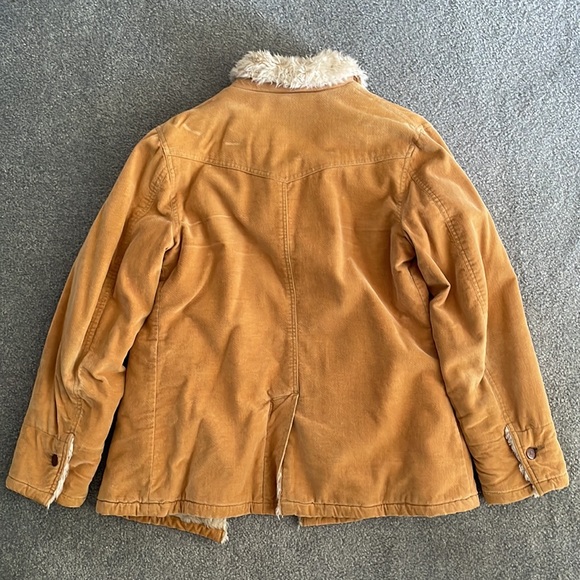 Beige/tan fleece lined jacket - Picture 3 of 5